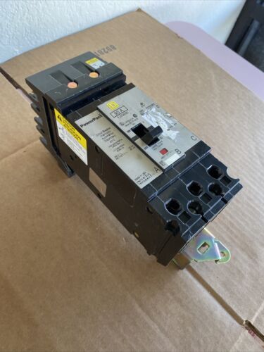 USED Square D FJA34090 PowerPact Circuit Breaker 90 Amps 480VAC