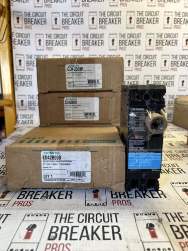 ED42B090 Siemens Molded Case Circuit Breaker 2 Pole 90 Amp 480V NEW WRNTY