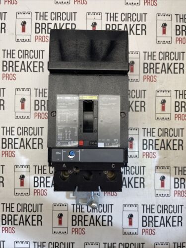 JJA262252 SQUARE D JJ 250 JJA 2 pole 600v 225 amp PowerPact CIRCUIT BREAKER