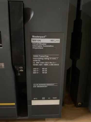 NW16N Master Pact Schneider Electric D Circuit Breaker, New Surplus Large Stock