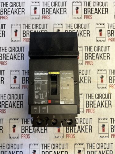 HDA36100 SQUARE D CIRCUIT BREAKER 100 AMP 3 POLE 600 VAC NEW Surplus WRNTY