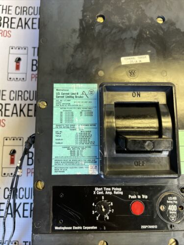 LCL3400F Seltronic Westinghouse Breaker W/ Shunt Trip WRNTY