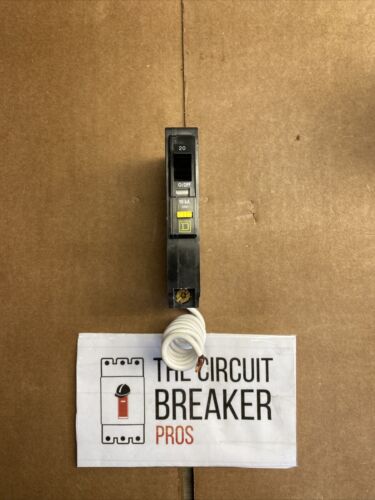 QOB120GFI SQUARE D GROUND FAULT BOLT-ON BREAKER 20A 1P 120/240V NEW!! WRNTY