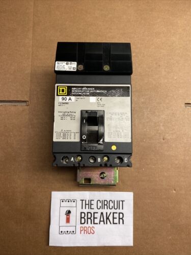 FC34090 Molded Case 90A 480V Circuit Breaker 3Pole I-Line FC Circuit Breaker