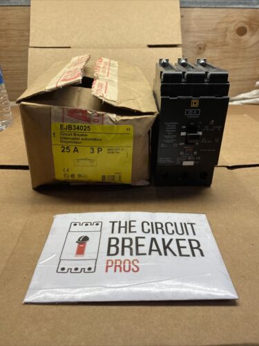 EJB34025 Bolt-On Circuit Breaker 25A 480V EJB EJB Series Square D,Schneider