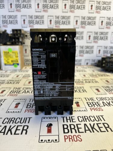 HED43B050 Siemens Molded Case Circuit Breaker 3 Pole 50a 480V NEW Surplus WRNTY