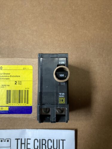 Square D QO2100 2-Pole 100-Amp 120/240V Plug-In Circuit Breaker