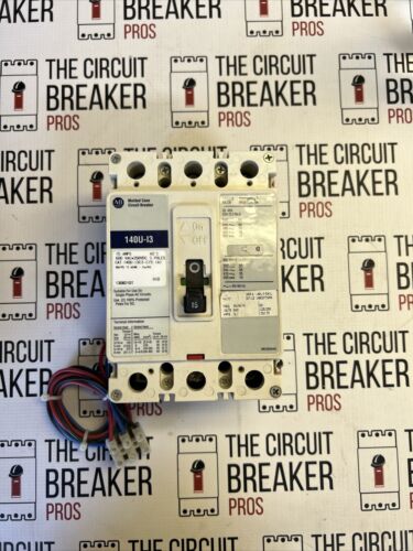 140U-I3C3-C15 Allen Bradley Circuit Breaker  W/ 140UIEA1L AUX SWITCH WRNTY