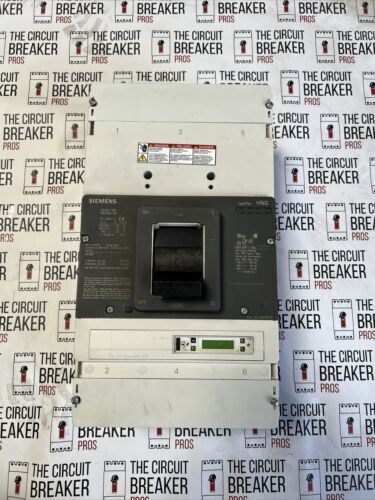 Siemens Type HNG HNY3D100 1000A 3p 600V 100% Rated Breaker 1000a Trip