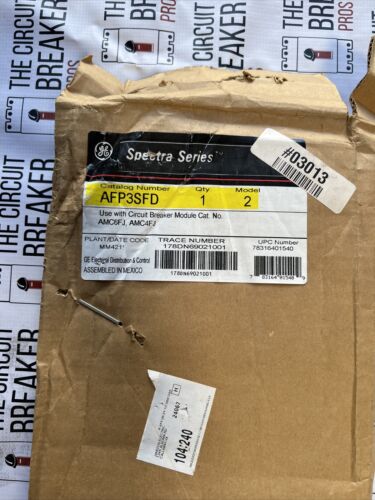 AFP3SFD GE MODULE FILLER PLATE KIT TF SF CIRCUIT BREAKER NEW!