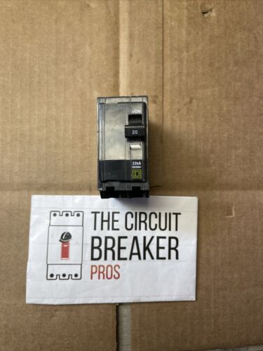 Square D QOB220VH 2 Pole 20 Amp Circuit Breaker 22KA New Pullout