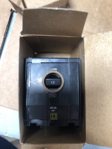 Square D QH315 circuit breaker Brand New In Box 3p 15a 65k