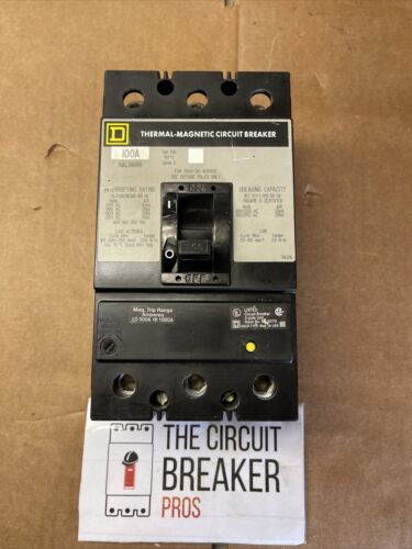 Square D KAL36100 3p 100amp Reconditioned With 1yr Warranty