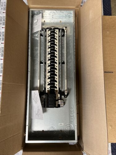 GENERAL ELECTRIC LOAD CENTER TM4020CCU 1 200AMPS Type 1  W Main Breaker & Door