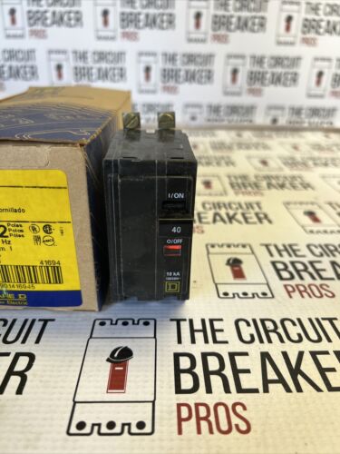 Square D QOB240 40 A Miniature Circuit Breaker New