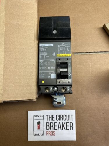 SQUARE D FH26050AC 50A 600V 2P NEW 1 YR WRNTY