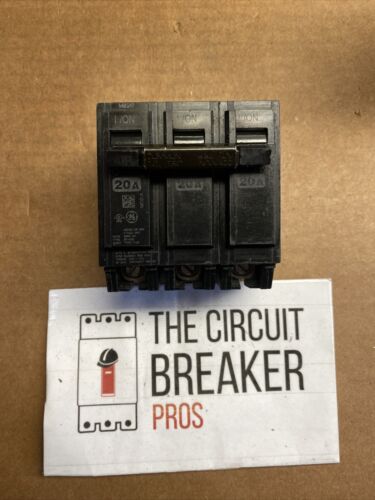 General Electric THQB320 Circuit Breaker 3Pole 20Amp 240VAC 