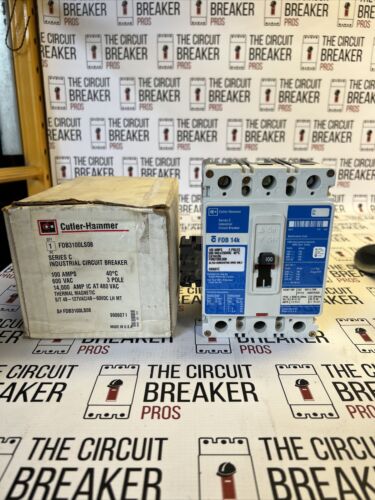 Cutler Hammer Westinghouse Series C FDB3100LS08 14K 100A 600V BREAKER NEW