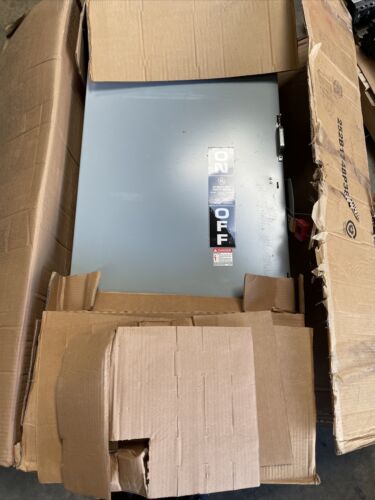 Ge Th4326 600a 240v Disconnect Fusible  3P 4w  1yr Warranty Nema 1 Brand New