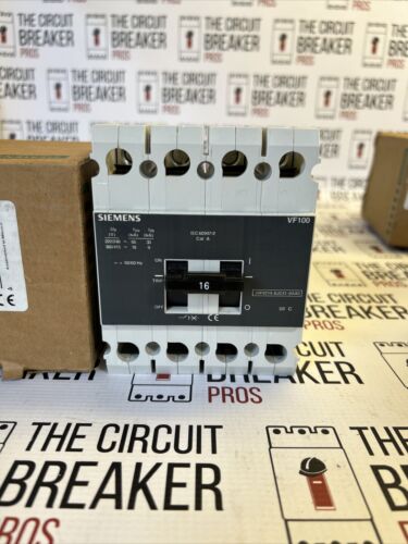 NOS Siemens 3VF2214-OJC41-0AAO CIRCUIT BREAKER 4P 16amp