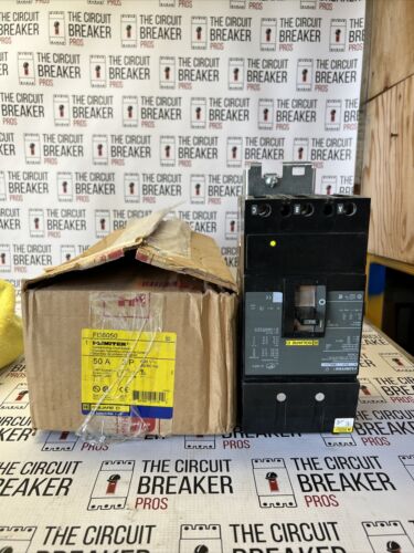 FI36050 Square D Gray Label Circuit Breaker 3 Pole 50 Amp 600V (2 YEAR WARRANTY)