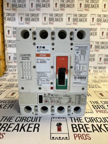 EATON CUTLER HAMMER  4 pole 150A J250E Circuit Breaker JGE4250NN WRNTY New Surpl