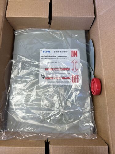 EATON DH363NGK SER A SAFETY SWITCH 100A 600V 4W FUSIBLE 1YEAR WARRANTY