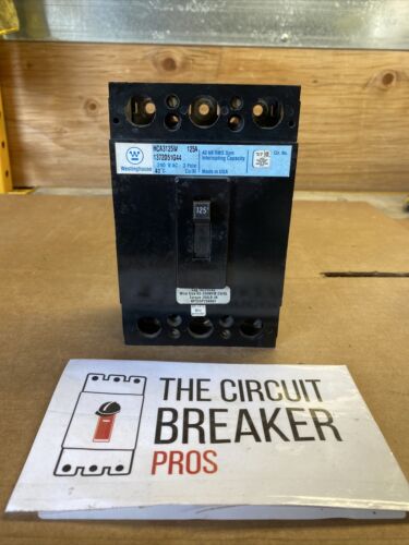 HCA3125W MOLDED CASE CIRCUIT BREAKER - TYPE HCA - 3 POLE 240V 125 AMP