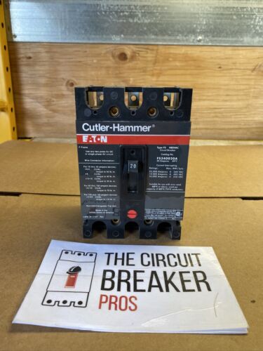 EATON CUTLER HAMMER FS340020A F FRAME 3P 480V 20 AMP CIRCUIT BREAKER -