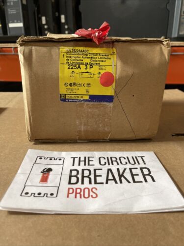 JJL36225aabc, Square D Circuit Breaker Powerpact JJL 225A 600V Trip 3P 3PH