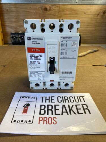 Eaton/Cutler Hammer Circuit Breaker FD3015 New Pullouts