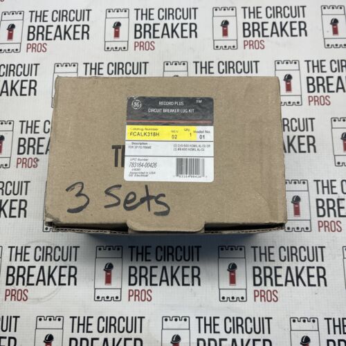 GE Record Plus Circuit Breaker Lug Kit FCALK318H (Each Set)