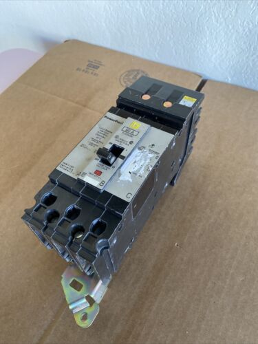 USED Square D FJA34090 PowerPact Circuit Breaker 90 Amps 480VAC