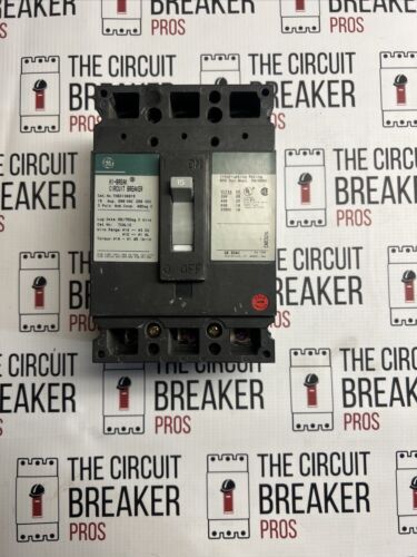 GE THED136015, 15 Amp, 600 Volt, 3P, Circuit Breaker- W hardware ASPTQD3P