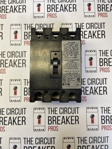 New Open Box EATON CC3200(Yj) 200 Amp 240V 3 Pole Circuit Breaker 1yr Warranty