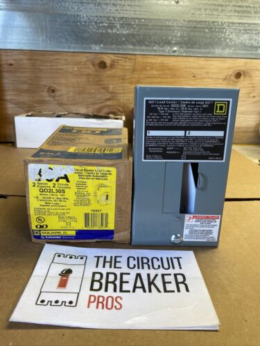 New Square D QO QO2L30S Load Center 30A 240V New Open Box