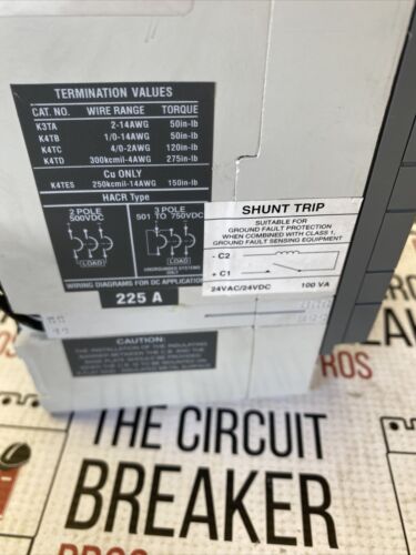 ABB SACE S3 225 Amp  Circuit Breaker  Recondition ￼ fast shipping