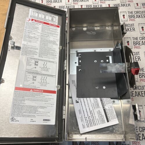 B125ds Circuit Breaker Enclosure 600Y/347v 50/60hz 250v Type 3R Stainless