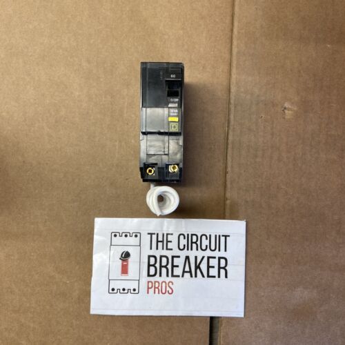 SQD QOB260GFI 2P 60A 120/240V GROUND FAULT CIRCUIT BREAKER NEW No Box