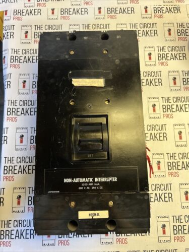 Westinghouse SCB31200F Circuit Breaker 1200A 3P 600V Recon