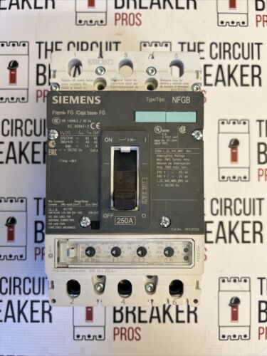 SIEMENS NFK3T250 VL Circuit Breaker with Electronic Trip Unit  600Y/347V 250A NS