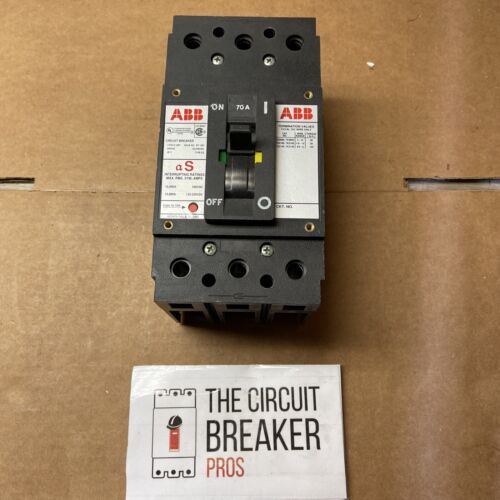 ABB TE2060, TE3060, TE2100, TE3100, TE2150, TE3150  αS CIRCUIT BREAKER 70 Amp