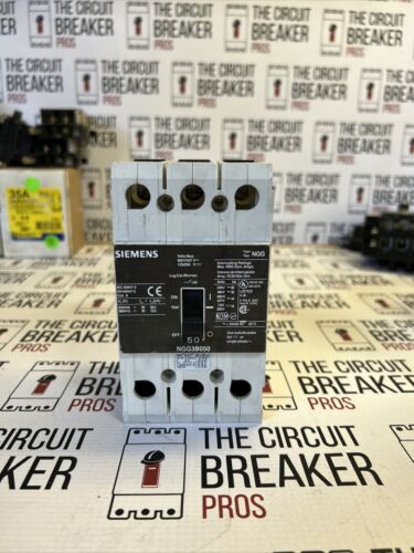 NGG3B050L SIEMENS 3POLE 50AMP 480V 25KA CIRCUIT BREAKER NEW