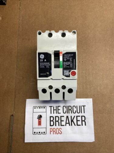 TEYH3015B GENERAL ELECTRIC 3POLE 15AMP 120/240VAC 480Y277VAC CIRCUIT BREAKER NEW