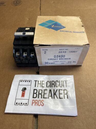 ZINSCO Q2430-30 U 30A 240V 3P NEW IN BOX