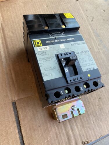 SQUARE D - FA34020 I-LINE CIRCUIT BREAKER - 20A 3P 480VAC - 3 POLE 20 AMP 480V