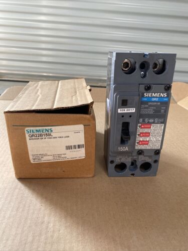 SIEMENS QR22B150  Circuit Breaker 2 Pole 150 Amp New In Box