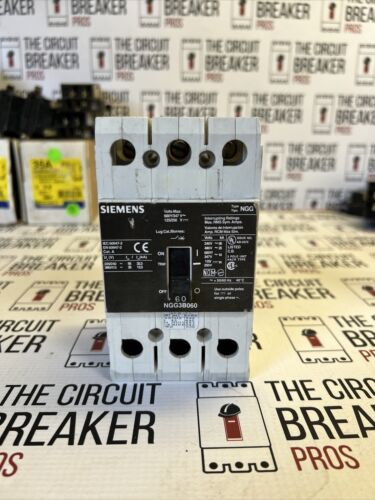 SIEMENS NGG3B060L  NGG3B060 3 Pole 60 Amp Circuit Breaker New No Box NGG